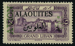 Neuf Sans Charnière N° 7a, 5p Violet, Erreur Sur Grand Liban Au Lieu De Syrie, T.B. Signé Brun - Other & Unclassified