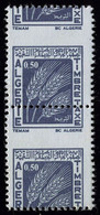 Neuf Sans Charnière N° 68, 50c Bleu Noir, Paire Verticale Avec Très Belle Variété De Piquage à Cheval, T.B. - Autres & Non Classés