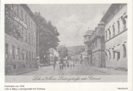 84653- LOHR AM MAIN- LUDWIG STREET, POST OFFICE, REPRINT - Lohr