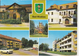 84658- BAD MUSKAU- DIFFERENT VIEWS, CASTLE, APARTMENT BUILDINGS, CAR - Bad Muskau