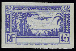 Neuf Sans Gomme N° 3a, 4f50 Bleu Sans Légende Côte D'Ivoire, ND, T.B. - Other & Unclassified