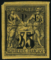 Neuf Avec Charnière N° 2b, 25 Sur 35c, Gros Chiffre 5, T.B. - Other & Unclassified
