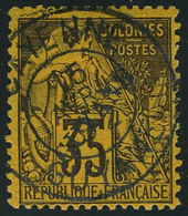Oblitéré N° 25, 35c De 1881, CàD Central De Cayenne, TB - Otros & Sin Clasificación