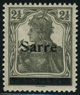 Neuf Sans Charnière N° 2A. 2 1/2 Pf Gris Olive, 2ème Tirage, Michel N° 2a II, Superbe, Signé Burger. - Andere & Zonder Classificatie