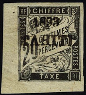 Neuf Avec Charnière N° 21, 20c Noir Tahiti 1893, Cdf, T.B. - Autres & Non Classés