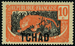 Neuf Avec Charnière N° 37a, 10c Orange Et Gris, Sans La Surcharge A.E.F., T.B. - Sonstige & Ohne Zuordnung