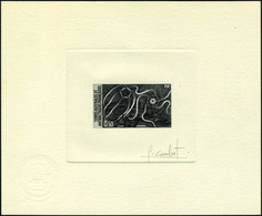 N° 122, 50c Ophiures, épreuve D'artiste En Noir Signée Combet, T.B. - Other & Unclassified