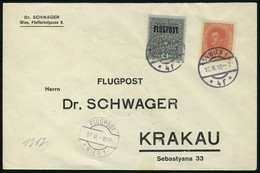 Lettre N° 3, + Aff Complémentaire Obl 16.6.18, Wien Sur L Pour Krakau T.B. Arrivée Au Verso 16.6.18 - Altri & Non Classificati