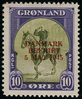 Neuf Avec Charnière N° 18A/K + Les 6 Valeurs Couleur De Surcharge Différente, T.B., Quasi ** - Sonstige & Ohne Zuordnung