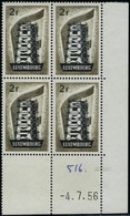 Neuf Sans Charnière N° 514/16, Europa 1956, Bloc De 4, Cdf, Superbe - Andere & Zonder Classificatie