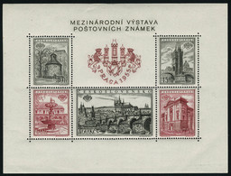 Neuf Sans Charnière N° 19 + 19a. Les Blocs PRAGA 1955. 1 Ex Dentelé + 1 Ex Non Dentelé. T.B. - Sonstige & Ohne Zuordnung