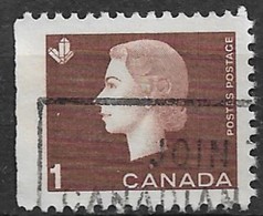 Canada 1963. Scott #401a (U) Queen Elizabeth II And Mineral Crystals - Postzegels