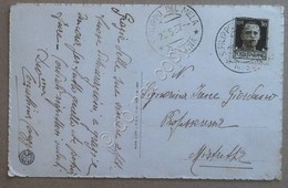 Storia Postale Talia Regno 1937 - Imperiale 30c Su Cartolina Da S. Filippo Mela - Non Classés