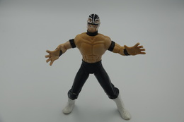 Vintage ACTION FIGURE : WRESTLER:  Rey Mysterio -  WCW 1999 - Original Toy Biz. Inc - Wrestling Smash And Slam - Action Man