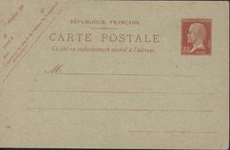 Entier CP Pasteur 30c Rouge Date 318 Neuve Storch P181 D1 Carton Vert Cote Storch 25 Euros - Standard Postcards & Stamped On Demand (before 1995)
