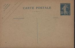 Entier CP Semeuse Camée 30c Date 631 Storch N1 Neuf P171 Cote 75€ - Standard Postcards & Stamped On Demand (before 1995)