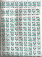 Delcampe - 1992   3 II A  OVERPRINT POSTA  TELEPHON P-13 1-4   BOGEN PER 100  X 3---300 STAMPS BOSNIA REPUBLIKA SRPSKA SELTEN  MNH - Télécom