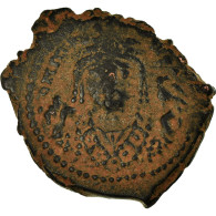 Monnaie, Maurice Tibère, Decanummium, 591-592, Antioche, TTB, Cuivre, Sear:537 - Bizantinas