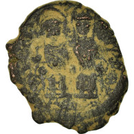 Monnaie, Justin II, Demi-Follis, 575-576, Nicomédie, TB+, Cuivre, Sear:370 - Byzantines