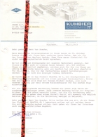 Factuur Facture - Rechnung Brief - Kuhbier Chemie - Kierspe 1983 - 1950 - ...