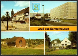 D3326 - TOP Sangerhausen Neubauten Faß Gaststätte Konsum Gaststätte Walkmühle - Verlag Bild Und Heimat Reichenbach - Sangerhausen