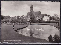 1981? Rijssen De Weiert Met Westerkerk Z/w Blanco - Rijssen