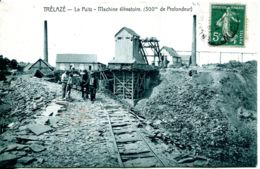 N°2559 T -cpa Trélazé -le Puits -machine élé Atoire- - Mines
