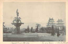 JAPAN JAPON Fountain OSAKA Exhibition 1903 Fontaine à L'entrée De L'Exposition Osaka 1903 - Osaka