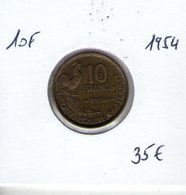 France. 10 Francs Guiraud. 1954 - 10 Francs