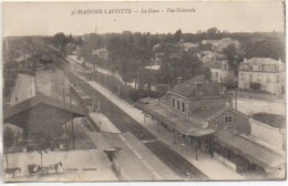 78 MAISONS-LAFFITTE  La Gare  Vue Générale - Maisons-Laffitte