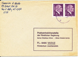 Turkey Cover Sent To Liechtenstein 1991 - Storia Postale