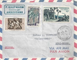 Airmail Brief  "Kaufmann Ambovombe" - Muri B.Bern         1957 - Briefe U. Dokumente