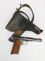 TRES BEL ETUI CUIR PISTOLET ASTRA 400 Modéle 1921 ESPAGNE ESPAÑA SPAIN  #.1 - Decotatieve Wapens