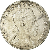 Monnaie, Éthiopie, Menelik II, Birr, 1897, Paris, TB, Argent, KM:5 - Ethiopia