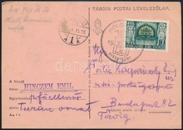 1940 A Turán Vonat (Horthy Különvonata) Főellenőrének Levelezőlapja KOLOZSVÁR VISSZATÉRT Alkalmi Bélyegzéssel Dr. Vitéz  - Otros & Sin Clasificación