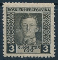 * Bosznia Hercegovina 1917 Károly Forgalmi 3h 11 1/2 Fogazással (*23.500) - Otros & Sin Clasificación