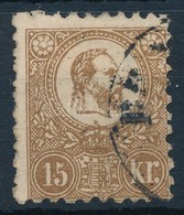 O 1871 Kőnyomat 15kr  (29.500) (rövid Fogak / Short Perfs.) - Otros & Sin Clasificación