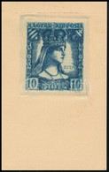 1918 Zita 10f  Képeslap Formájú Számozott Essay, 500 Példányban Készült - Other & Unclassified