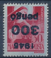 ** 1945 Kisegítő 300P/30f Fordított Felülnyomással (20.000) - Otros & Sin Clasificación