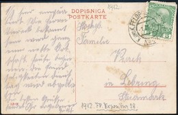 1912 Planina Képeslap Hadgyakorlati Bélyegzéssel 'K. Und K. FELDPOST EXPOSITUR No 28' - Sonstige & Ohne Zuordnung