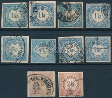 O 1868 10 Db Hírlapilleték Bélyeg (12.000) - Otros & Sin Clasificación