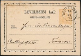 1874 Díjjegyes Levelezőlap 'RUSZKA-BÁNYA' (Gudlin 200 Pont) - Otros & Sin Clasificación