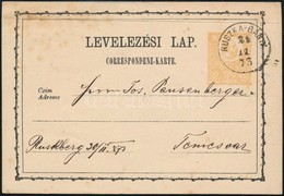 1874 Díjjegyes Levelezőlap 'RUSZKA-BÁNYA' (Gudlin 200 Pont) - Sonstige & Ohne Zuordnung