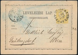 1871 Díjjegyes Levelezőlap 'SZOMBATHELY' (Gudlin 500 Pont) - Wien - Otros & Sin Clasificación