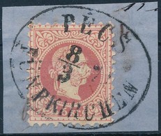 1867 5kr Kivágáson 'PÉCS / FÜNFKIRCHEN' - Otros & Sin Clasificación