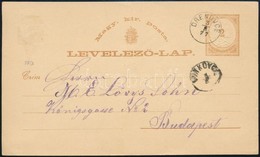 1877 2kr Díjjegyes Levelezőlap 'DRENOVCE' (Gudlin 250 Pont) - Otros & Sin Clasificación