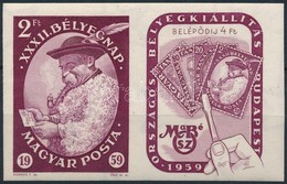 ** 1959 Bélyegnap Vágott Pár (4.000) - Otros & Sin Clasificación