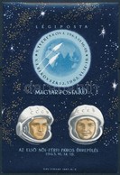 ** 1963 Első Női-férfi Páros űrrepülés Vágott Blokk (4.500) - Otros & Sin Clasificación