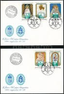 1991 Magyarországi Mária Kegyhelyek Vágott Sor 2 Db FDC-n (5.000) - Otros & Sin Clasificación