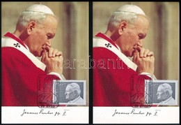 1995 10 Db 75 éves II. János Pál Pápa (imádkozó) CM - Other & Unclassified